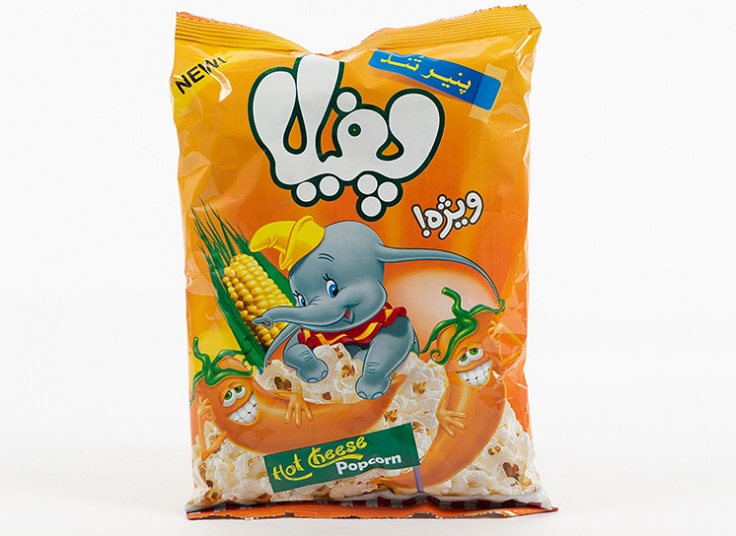 پاپ کورن پنیری پفیلا