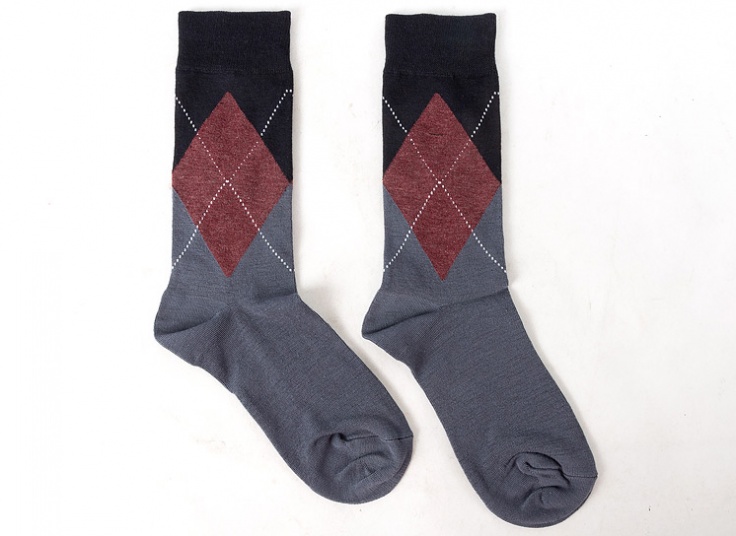 جوراب ساقدار مردانه imash طرح اسکاچ