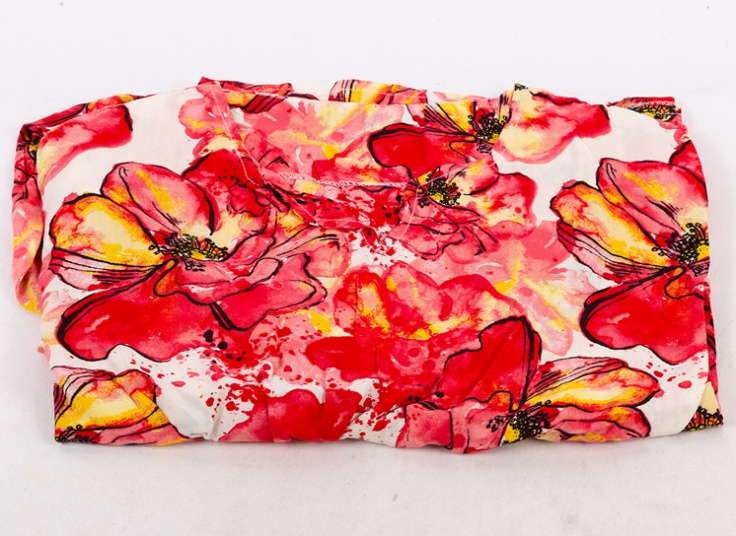 پیراهن ساحلی یقه کوبایی