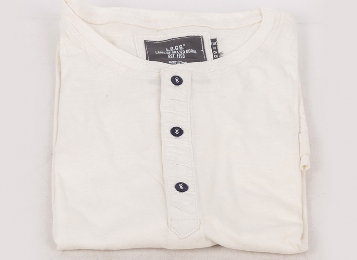 تیشرت دکمه دار مردانه H&M