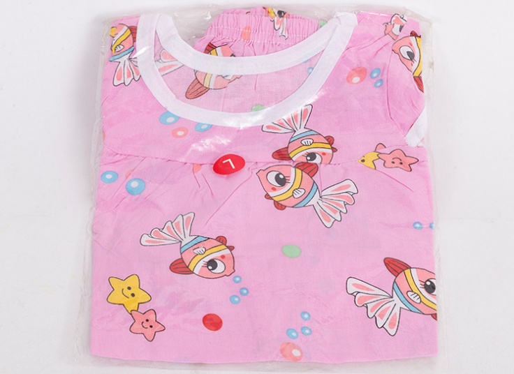 لباس دو تکه نخی دخترانه