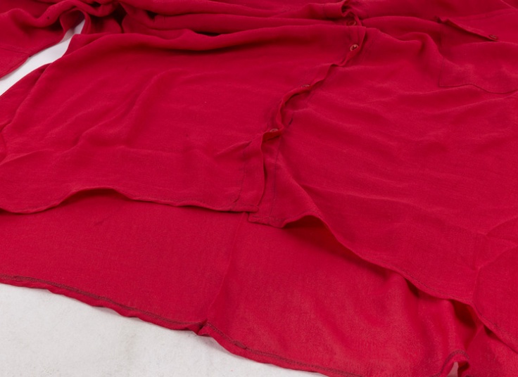 شومیز مانتویی حریر زنانه