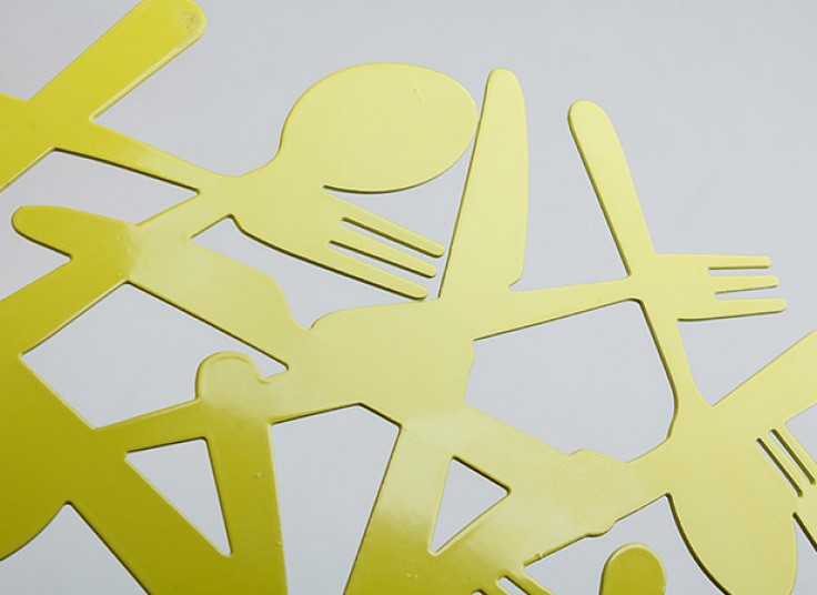 ظروف آشپزخانه طرح قاشق چنگال