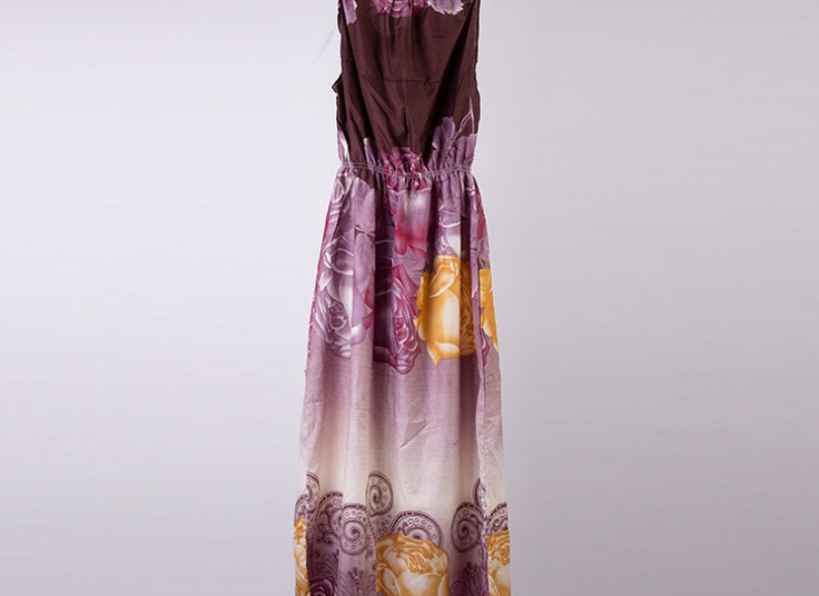 پیراهن ساحلی طرحدار زنانه