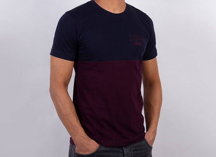 تیشرت آستین کوتاه مردانه USPA