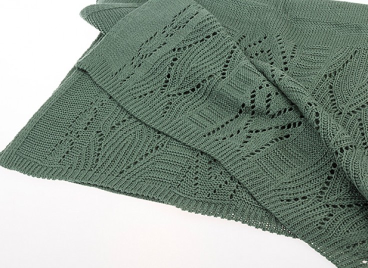 شال بافت زمستانی Knitted Rhombus