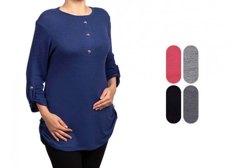 بلوز آستین سه ربع زنانه