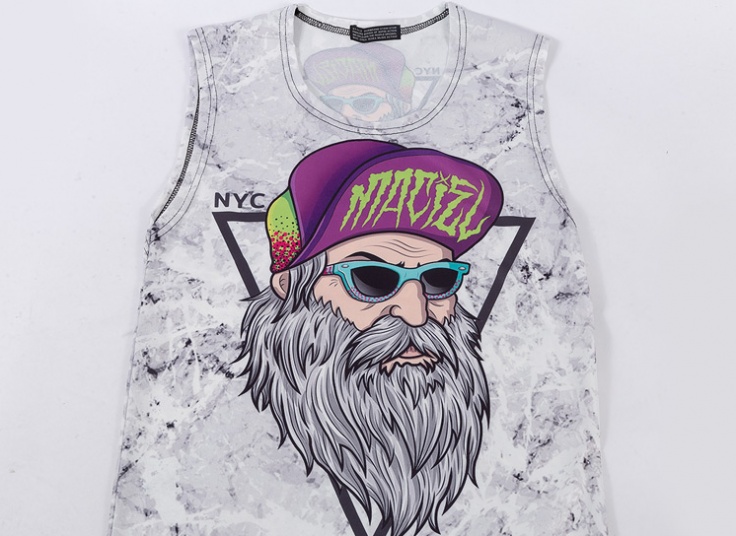 رکابی طرحدار مردانه