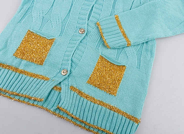 ژاکت بافت کلاهدار دخترانه