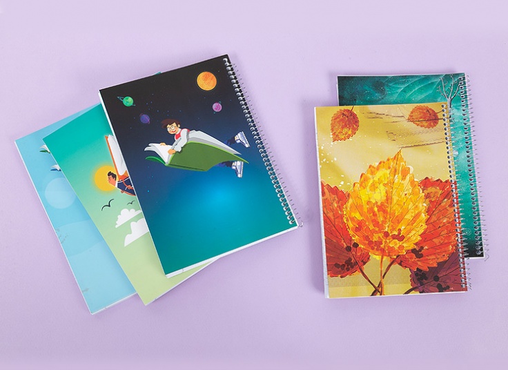 دفتر سیمی طرحدار