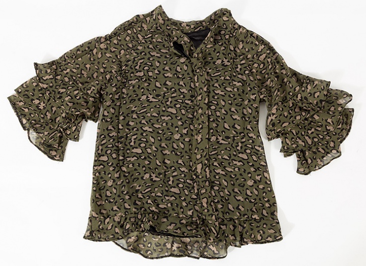 بلوز حریر گره ای