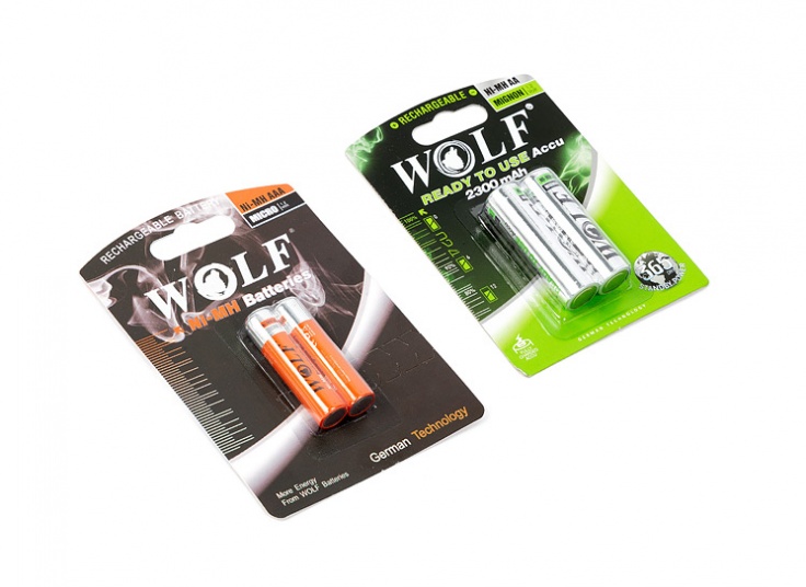 باتری شارژی WOLF
