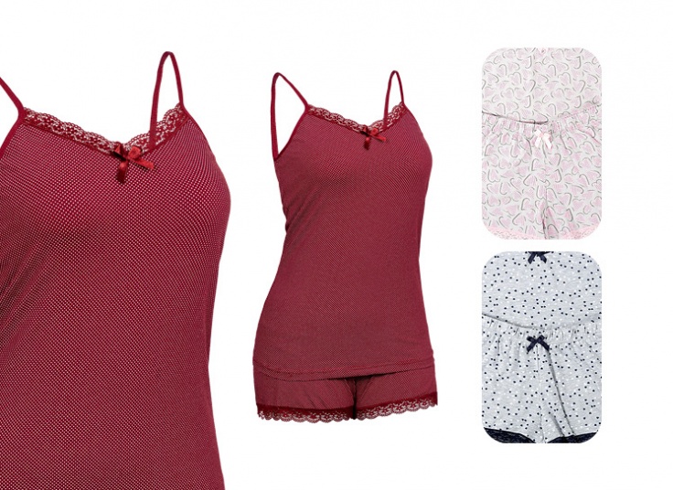 ست تاپ شلوارک Cotton Dance