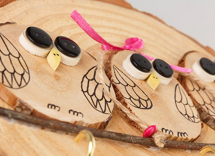 جا کلیدی دیواری چوبی