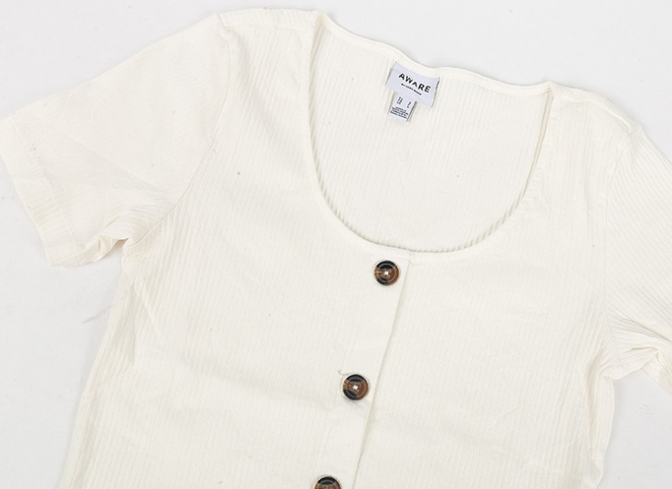 تیشرت دکمه دار کبریتی Aware