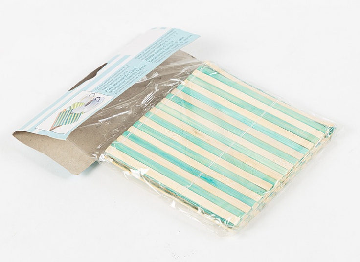 زیر لیوانی بامبو 6 عددی