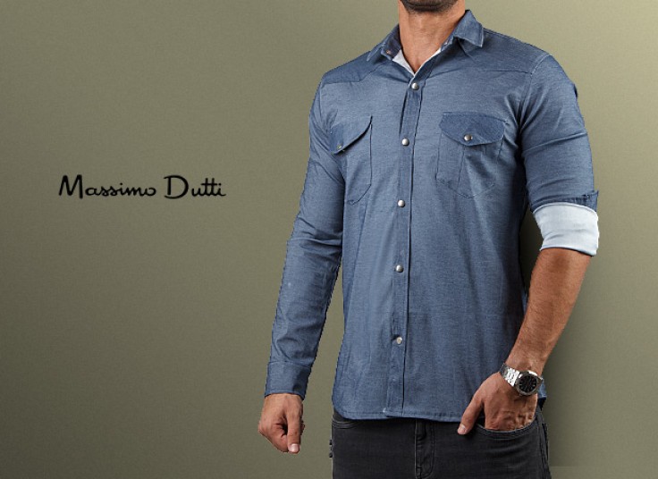 پیراهن جین مردانه Massimo Dutti