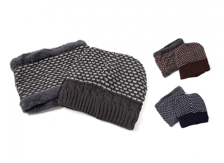 ست کلاه و شال دورگردن