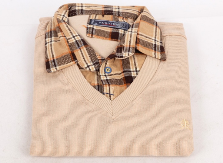 پلیور یقه پیراهنی مردانه Rugatchi
