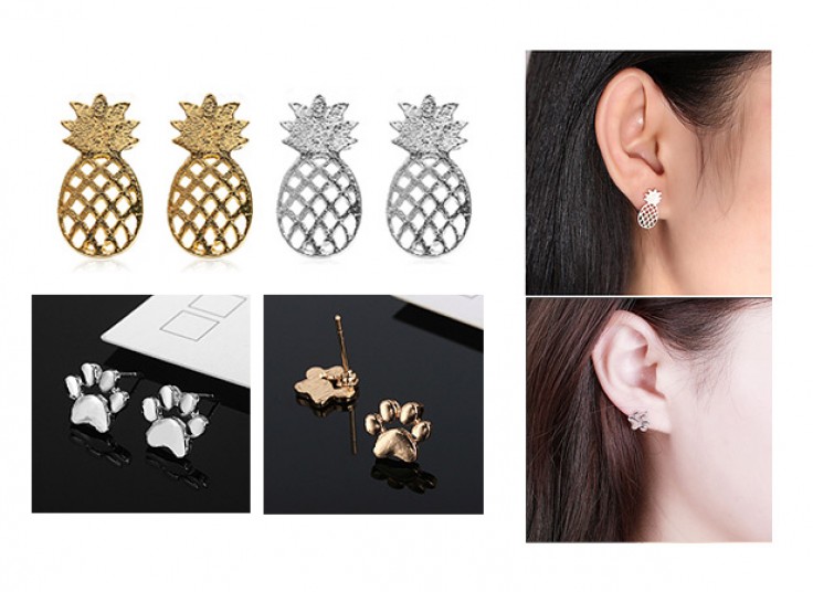 گوشواره میخی فانتزی