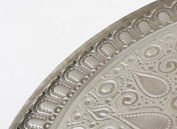 سینی فلزی طرح برجسته