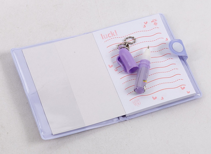 پکیج دفترچه یادداشت و خودکار فانتزی