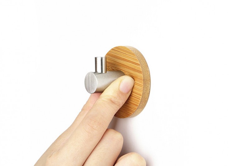 آویز دیواری بامبو و استیل