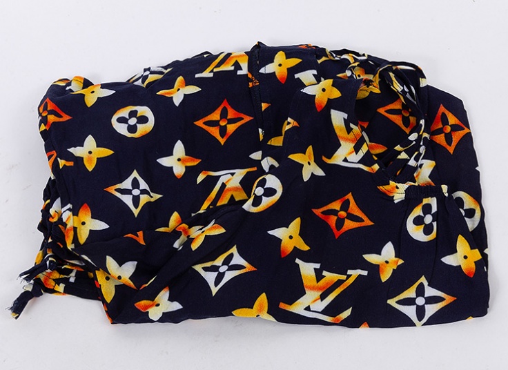 تاپ شلوارک نخی طرحدار