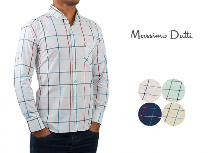 پیراهن مردانه طرح Massimo Dutti