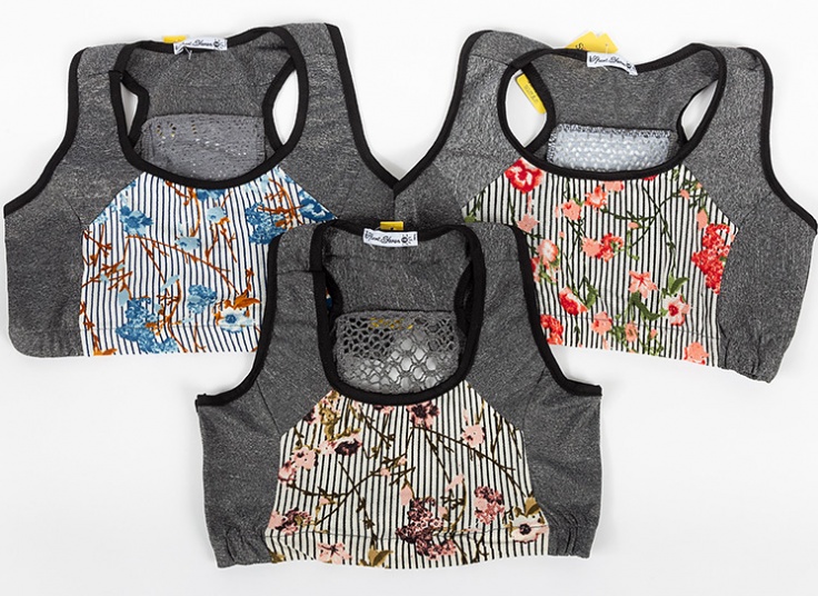 نیم تنه گل دار زنانه