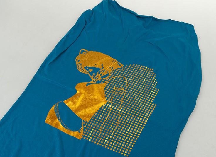 تاپ یقه شل زنانه Gilt 