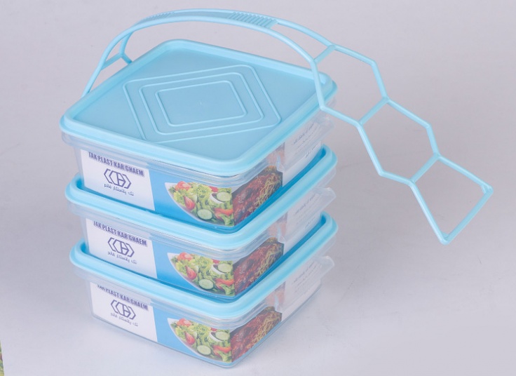 ظرف درب دار سه طبقه TAK PLAST