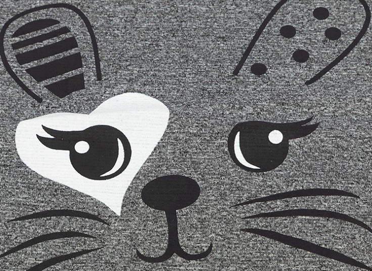 تاپ و شلوارک طرح گربه