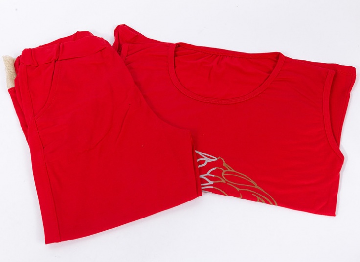 تاپ و شلوارک زنانه طرح Versace