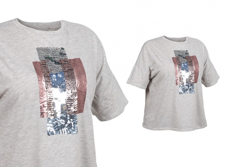 تیشرت زنانه پولکی Zara