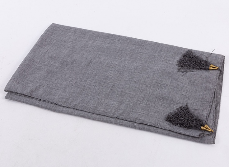 شال ساده منگوله دار