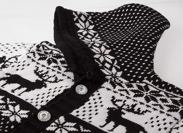 سویشرت بافت کلاهدار SNOW