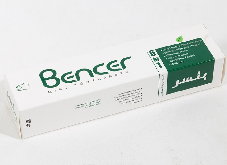 خمیردندان نعنایی Bencer