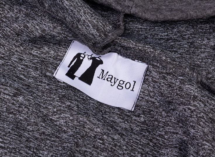 مانتو پشمی کلاهدار Maygol