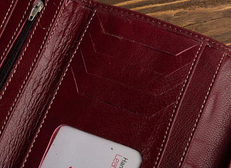 کیف پول چرم طبیعی زنانه