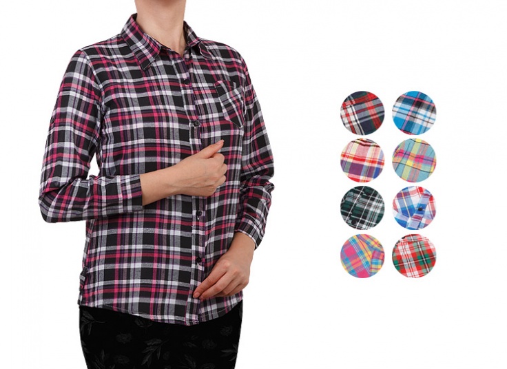 شومیز چهارخانه Chromatic