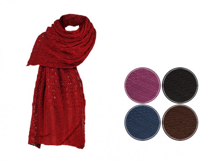 شال بافت زمستانی