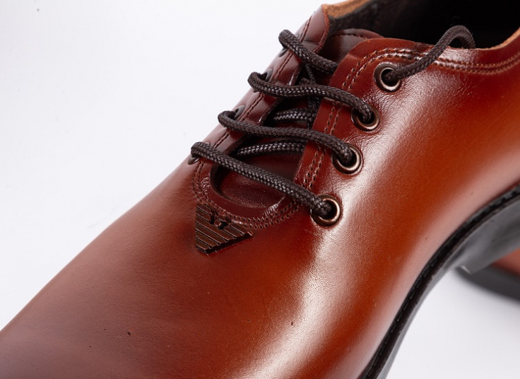 کفش مردانه بندی چرم Armani