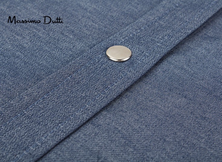 پیراهن جین مردانه Massimo Dutti