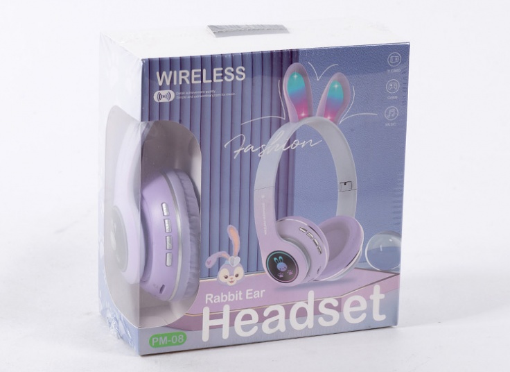 هدفون بلوتوثی خرگوشی مدل PM-08