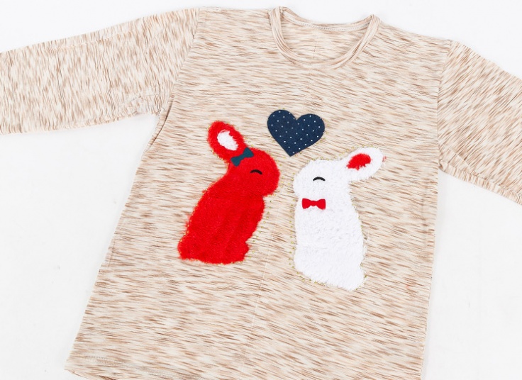 بلوز دخترانه طرح خرگوش