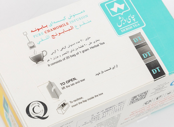 دمنوش کیسه ای دبش