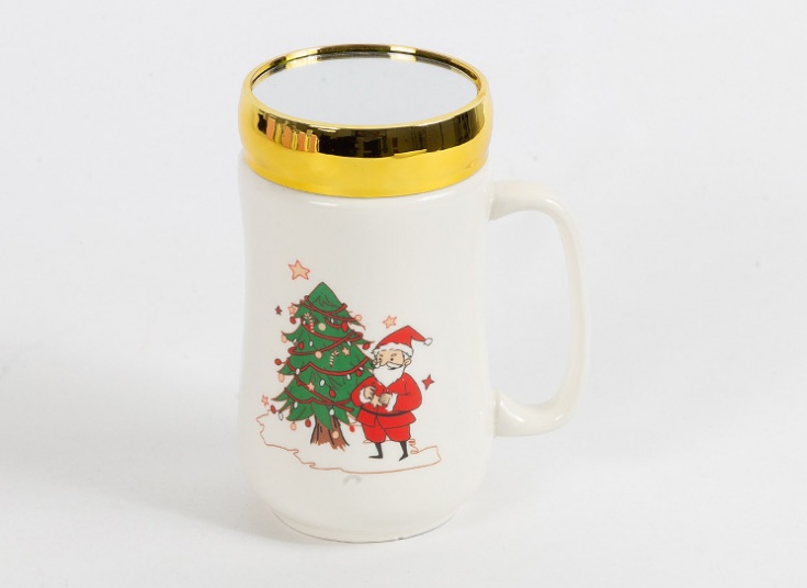 ماگ درب دار آینه ای