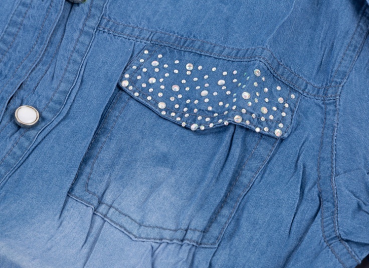 مانتو جین نگین دار Jannier