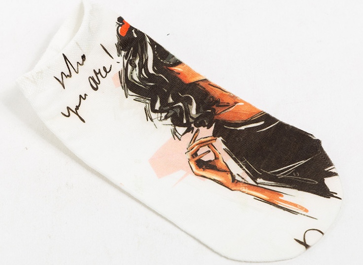 جوراب طرح چاپی MLD